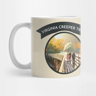 Cozy Autumnal Vibes at Virginia Creeper Trail Backpacker Camp Life Mug